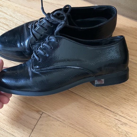 Aldo // Black Patent Oxfords - Picture 8 of 9